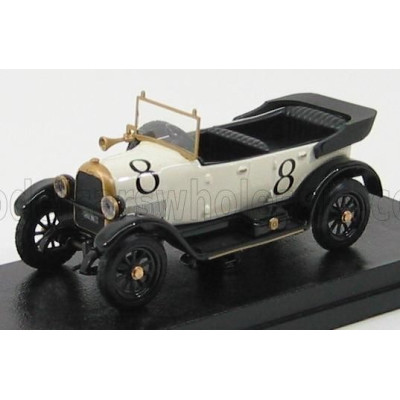 RIO MODELS FIAT 501 OPEN N 8 PALERMO - MONTE PELLEGRINO 1926 - WHITE BLACK 1/43