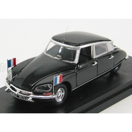 RIO MODELS CITROEN DS21 1974 PRESIDENTIAL - VALERY GISCARD D'ESTAING - BLACK 1/43