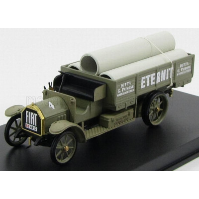 RIO MODELS FIAT 18 BL TRUCK AUTOCARRO IMPRESA EDILE - ETERNIT 1916 - GREEN 1/43