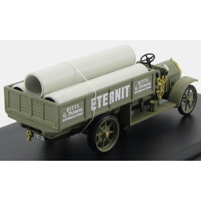 RIO MODELS FIAT 18 BL TRUCK AUTOCARRO IMPRESA EDILE - ETERNIT 1916 - GREEN 1/43