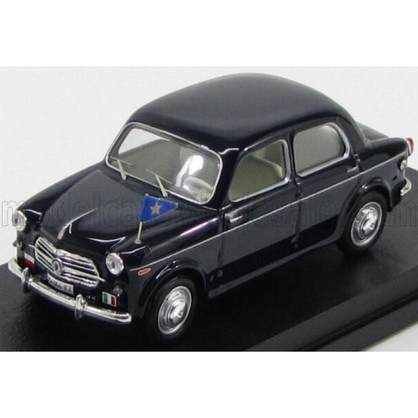 RIO MODELS FIAT 1100 103TV ESERCITO ITALIANO 1955 AUTO DEL GENERALE - MILITARY COMMAND CAR - BLACK 1/43