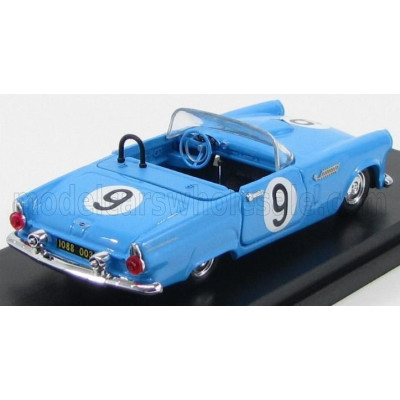 RIO MODELS FORD USA THUNDERBIRD CABRIOLET N 9 SEBRING 1955 SCHER - DAVIS - LIGHT BLUE 1/43