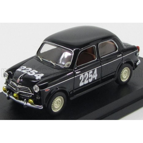 RIO MODELS FIAT 1100/103 N 2254 MILLE MIGLIA 1955 O.MORELLI - BLACK 1/43