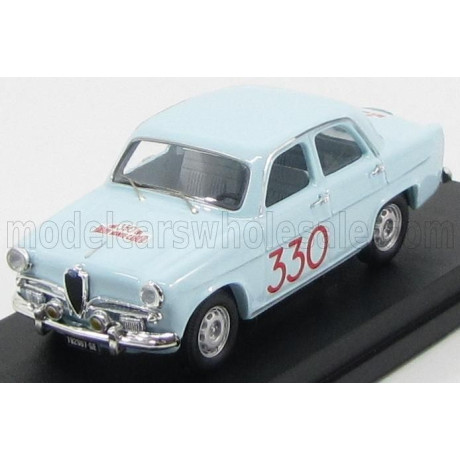RIO MODELS ALFA ROMEO GIULIETTA TI N 330 RALLY MONTECARLO 1964 PINASCO - SANFILIPPO - LIGHT BLUE 1/43