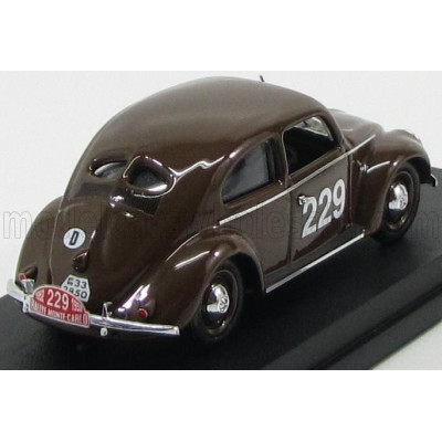 RIO MODELS VOLKSWAGEN BEETLE N 229 RALLY MONTECARLO 1952 NATHAN - SCHELLHAAS - BROWN 1/43