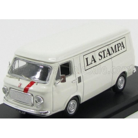 RIO MODELS FIAT 238 VAN LA STAMPA 1970 - WHITE 1/43