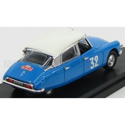 RIO MODELS CITROEN DS21 N 32 WINNER RALLY MONTECARLO (DAMES) 1966 POINETET - FOUGERAY - BLUETTE WHITE 1/43