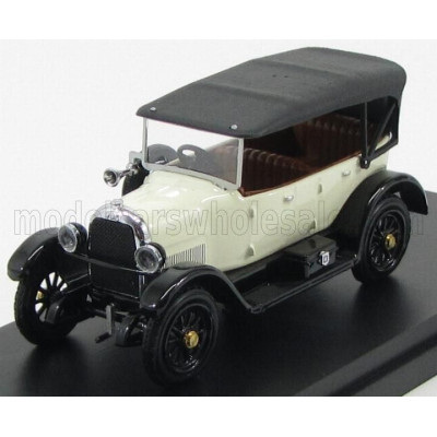 RIO MODELS FIAT 501 SPORT CABRIOLET CLOSED 1919 - WHITE BLACK 1/43