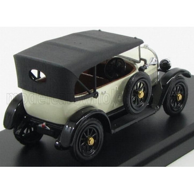 RIO MODELS FIAT 501 SPORT CABRIOLET CLOSED 1919 - WHITE BLACK 1/43