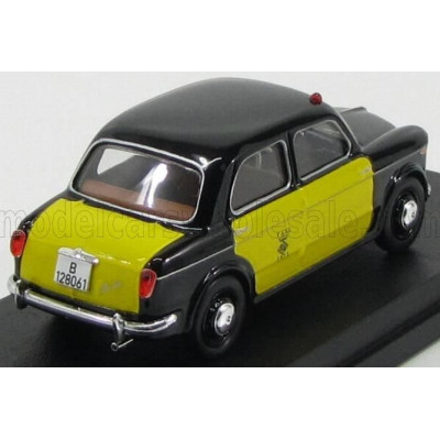 RIO MODELS FIAT 1100/103 TAXI BARCELLONA 1956 - BLACK YELLOW 1/43