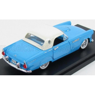 RIO MODELS FORD USA THUNDERBIRD SPIDER SOFT-TOP 1956 - LIGHT BLUE WHITE 1/43