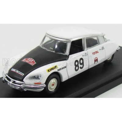 RIO MODELS CITROEN DS21 N 89 RALLY MONTECARLO 1970 MARCUS - BRYDE - BRAEIN - WHITE BLACK 1/43