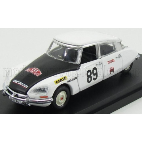 RIO MODELS CITROEN DS21 N 89 RALLY MONTECARLO 1970 MARCUS - BRYDE - BRAEIN - WHITE BLACK 1/43