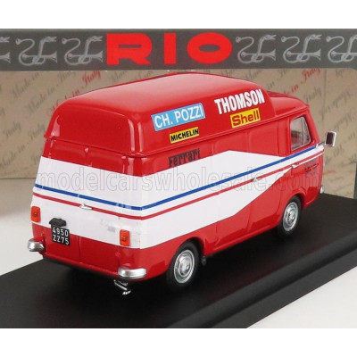 RIO MODELS FIAT 238 VAN ASSISTENZA CORSE FERRARI CH POZZI 24h LE MANS 1978 - RED WHITE 1/43