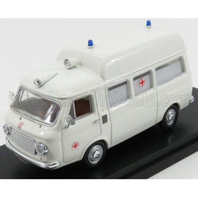 RIO MODELS FIAT 238 AMBULANZA CROCE ROSSA ITALIANA 1970 - WHITE 1/43