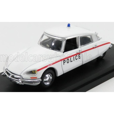 RIO MODELS CITROEN DS21 PARIS GENDARMERIE POLICE 1968 - WHITE 1/43