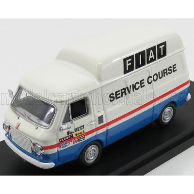 RIO MODELS FIAT 238 VAN ASSISTENZA FRANCE FIAT SERVICE COURSE 1971 - WHITE BLUE 1/43