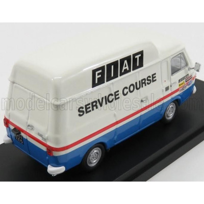 RIO MODELS FIAT 238 VAN ASSISTENZA FRANCE FIAT SERVICE COURSE 1971 - WHITE BLUE 1/43