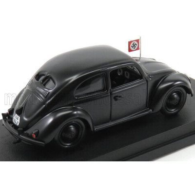RIO MODELS VOLKSWAGEN BEETLE MAGGIOLINO SS GESTAPO 1945 POLICE MILITARY - BLACK 1/43