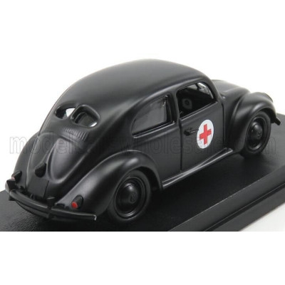 RIO MODELS VOLKSWAGEN BEETLE MILITARY AMBULANCE 1943 - BLACK 1/43