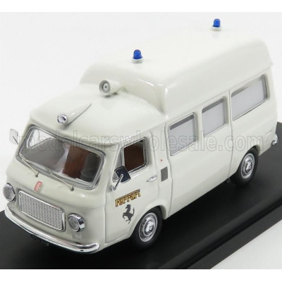 RIO MODELS FIAT 238 AMBULANCE TETTO ALTO FERRARI FIORANO 1972 - WHITE 1/43