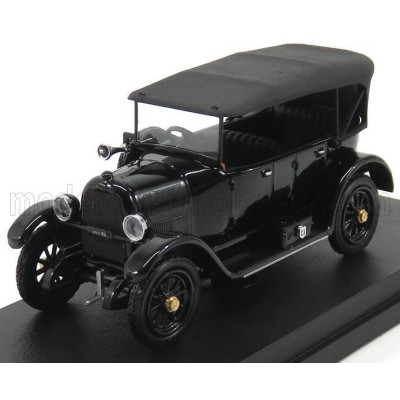 RIO MODELS FIAT 501 CABRIOLET CLOSED LA SAETTA DEL RE 1919 - BLACK 1/43