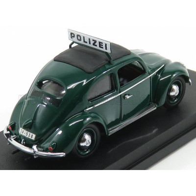 RIO MODELS VOLKSWAGEN BEETLE MAGGIOLINO POLIZEI 1953 - BLACK 1/43