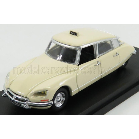RIO MODELS CITROEN DS21 TAXI PARIS 1969 - CREAM 1/43