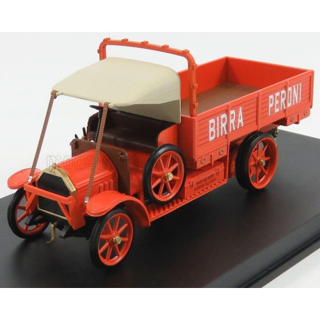 RIO MODELS FIAT 18BL TRUCK BIRRA PERONI 1915 - ORANGE 1/43