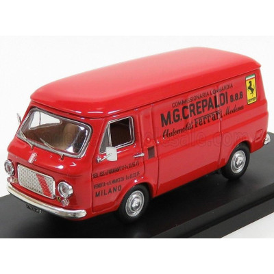 RIO MODELS FIAT 238 VAN COMMISSIONARIA LOMBARDIA M.G. CREPALDI AUTOMODELLI FERRARI MODENA 1976 - RED 1/43