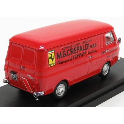 RIO MODELS FIAT 238 VAN COMMISSIONARIA LOMBARDIA M.G. CREPALDI AUTOMODELLI FERRARI MODENA 1976 - RED 1/43