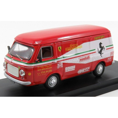 RIO MODELS FIAT 238 VAN ASSISTANCE FERRARI FRANCORCHAMPS 1972 - RED WHITE 1/43