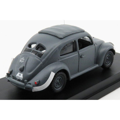 RIO MODELS VOLKSWAGEN BEETLE MAGGIOLINO KAFER 1942 - WITH SS REGISTRATION PLATE - GREY 1/43