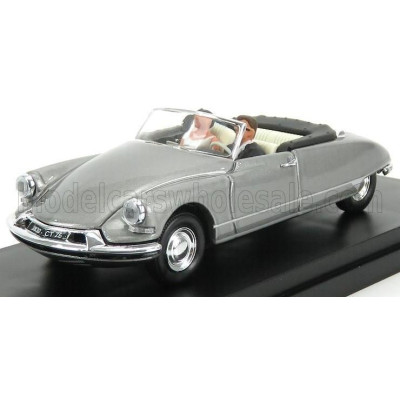 RIO MODELS CITROEN DS 19 CABRIOLET JUST MARRIED 1961 WITH FIGURES - GREY 1/43