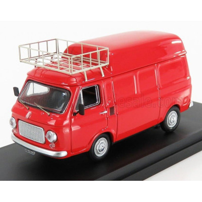 RIO MODELS FIAT 238 VAN TETTO ALTO CON PORTAPACCHI 1965 - HIGH ROOF WITH RACK - RED 1/43