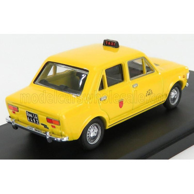 RIO MODELS FIAT 128 4-DOORS TAXI ROMA 1971 - YELLOW 1/43