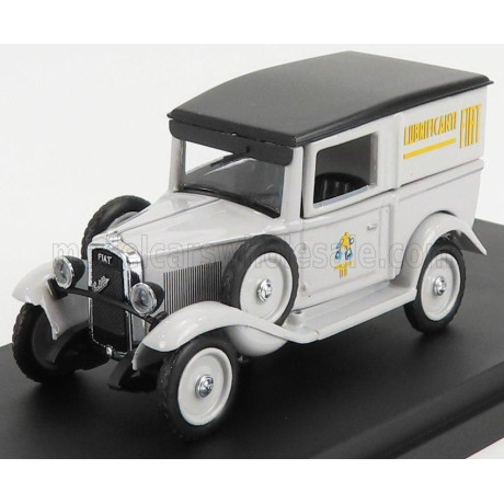 RIO MODELS FIAT 508 BALILLA VAN FIAT LUBRIFICANTI 1935 - GREY BLACK 1/43