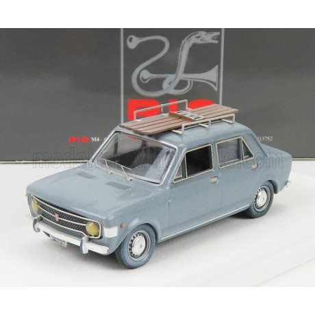 RIO MODELS FIAT 128 CON SCI 1970 - WINTER VACATION WITH SKI - GREY 1/43