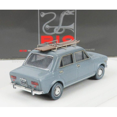 RIO MODELS FIAT 128 CON SCI 1970 - WINTER VACATION WITH SKI - GREY 1/43