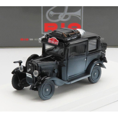RIO MODELS FIAT BALILLA N 57 RALLY MONTECARLO 1933 - PRINCE LEON NARISCHKINE - BLACK 1/43