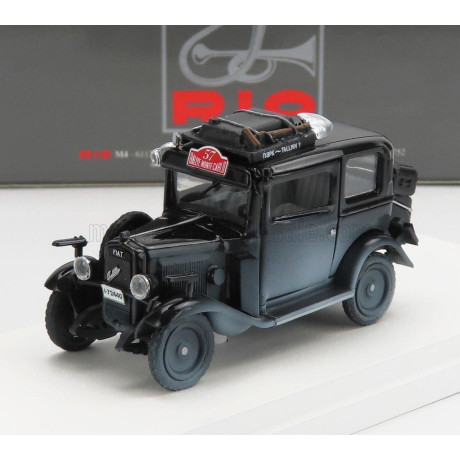 RIO MODELS FIAT BALILLA N 57 RALLY MONTECARLO 1933 - PRINCE LEON NARISCHKINE - BLACK 1/43
