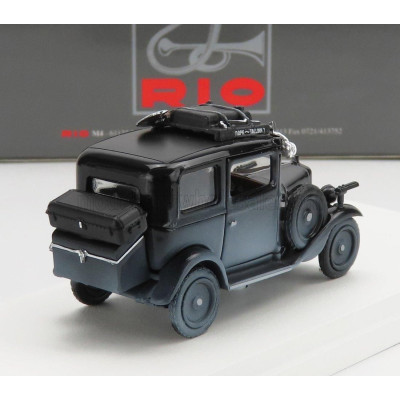 RIO MODELS FIAT BALILLA N 57 RALLY MONTECARLO 1933 - PRINCE LEON NARISCHKINE - BLACK 1/43