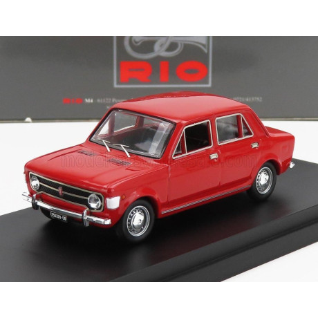 RIO MODELS FIAT 128 4-DOOR 1969 - RED 1/43