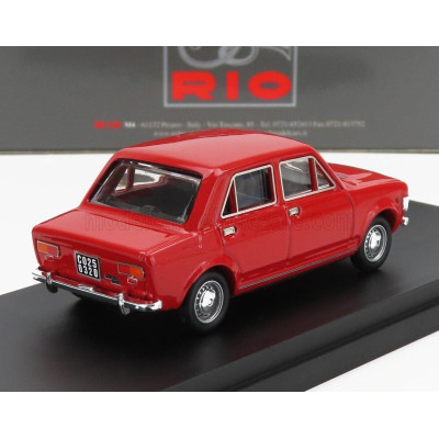 RIO MODELS FIAT 128 4-DOOR 1969 - RED 1/43