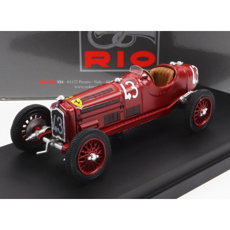 RIO MODELS ALFA ROMEO P3 TIPO B N 43 COPPA ACERBO 1935 T.NUVOLARI - RED 1/43