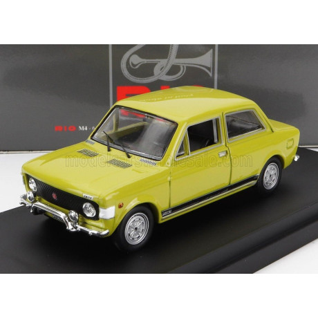RIO MODELS FIAT 128 RALLY 1971 - LEMON YELLOW 1/43