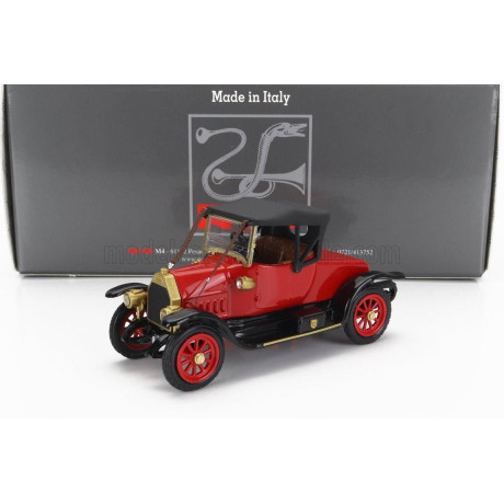 RIO MODELS FIAT TIPO 0 SPIDER CLOSED 1912 - RED BLACK 1/43