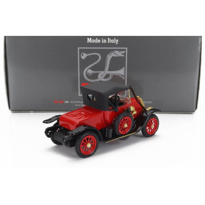 RIO MODELS FIAT TIPO 0 SPIDER CLOSED 1912 - RED BLACK 1/43