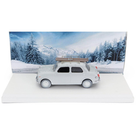 RIO MODELS FIAT 1100 VACANZE INVERNALI - WINTER HOLIDAYS 1957 - GREY 1/43