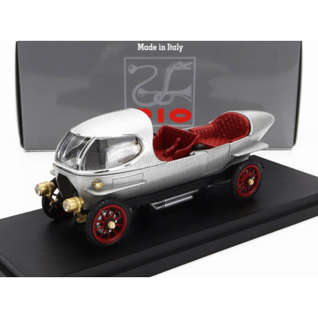 RIO MODELS ALFA ROMEO 40-60 CV AERODINAMICA SILURO RICOTTI TORPEDO OPEN 1915 - SILVER 1/43